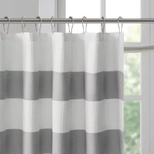 Spa Waffle Shower Curtain with 3M Treatment