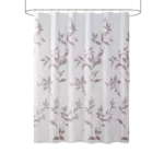 Cecily Burnout Printed Shower Curtain