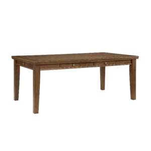 Cherry Finish Traditional Style Dining Table with 6x Drawers Wooden Dining Room Furniture