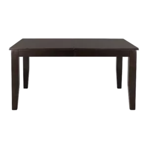 Casual Dining Warm Merlot Finish 1pc Dining Table with Self-Storing Extension Leaf Strong Durable Furniture