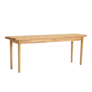 Modern Rattan Woven Solid wood benches Ideal for Restaurants, Living Rooms, and Hallways.