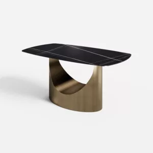 Free Combination Modern Matte Sintered Stone Dining Table 63 x 35.4 x 29.5inch