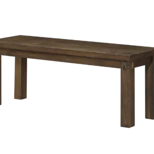 Modern Dark Oak Solid Wood Bench Ideal For Dining Room Furniture