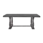 ACME Bernard Dining Table, Weathered Gray Oak