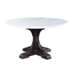 ACME Gerardo Dining Table, White Marble & Weathered Espresso DN00090