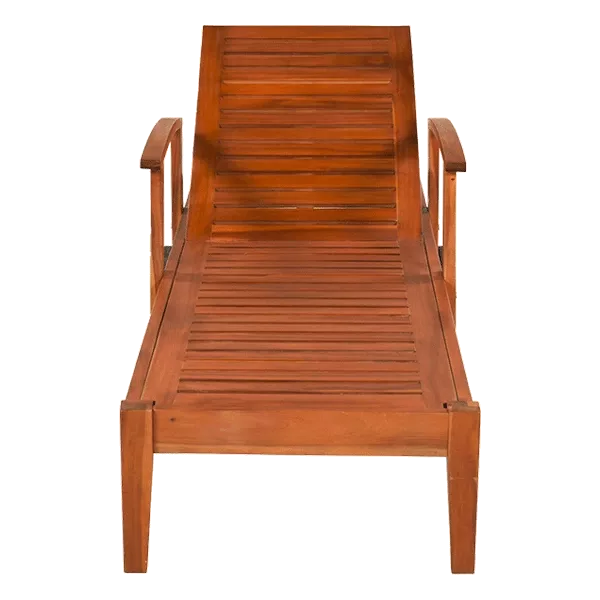 2 Piece Patio Reclining Lounge Chair and Daybed  with Cushion, Wheels and Sliding Cup Table for Backyard, Garden