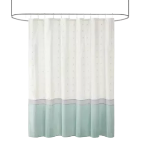 Myla Cotton Jacquard Shower Curtain