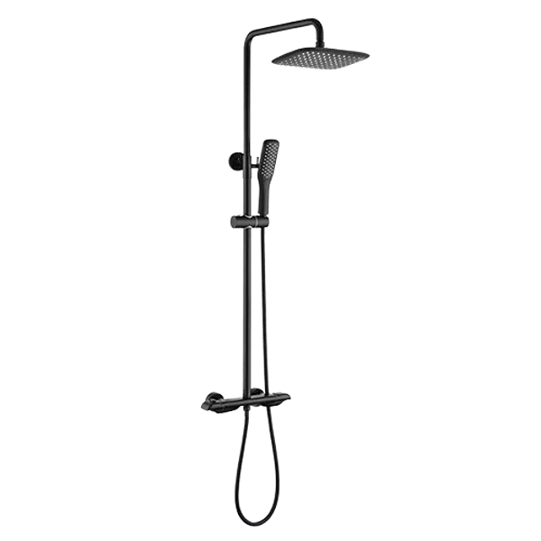Constant Temperature wall Mounted Shower Combo Set With Shower Head and Hand Shower