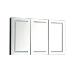 LED Mirror Medicine Cabinet with Lights, Dimmer, Defogger, Clock, Temp Display