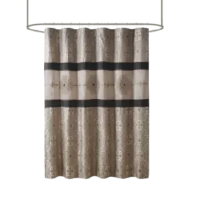 Donovan Embroidered Shower Curtain