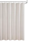 Brooklyn Brooklyn Cotton Jacquard Pom Pom Shower Curtain