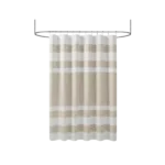 Spa Waffle Shower Curtain with 3M Treatment