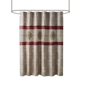 Donovan Embroidered Shower Curtain