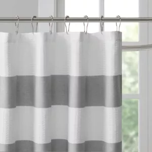 Spa Waffle Shower Curtain with 3M Treatment