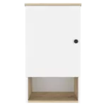 Kensington 1-Shelf Medicine Cabinet in Light Oak and White