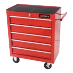 5 Drawers Multifunctional Tool Cart With Wheels in Red