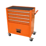 4 Drawers Tool Cabinet with Tool Sets in Orange