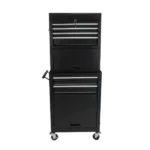 6-Drawer High Capacity Rolling Tool Chest in Black with Wheels