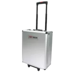 White Hand Tool Box with 4 Layers of Toolset and Wheels in White