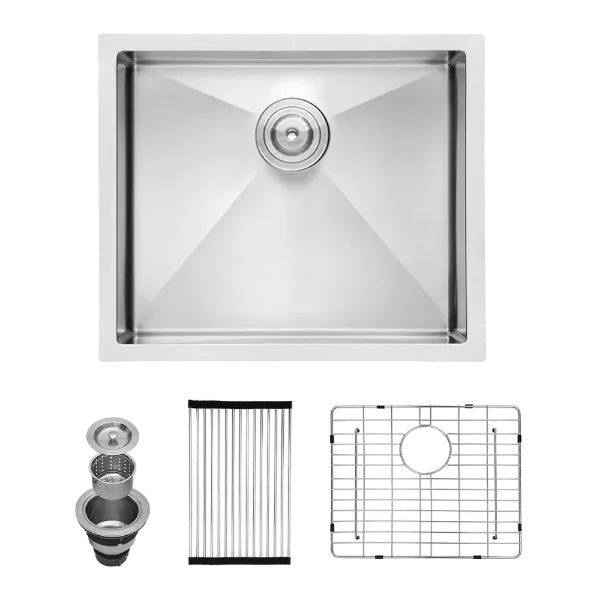 21 Inch Undermount Sink - 21"x18"x10" Undermount Stainless Steel Kitchen Sink 16 Gauge 10 Inch Deep Single Bowl Kitchen Sink Basin