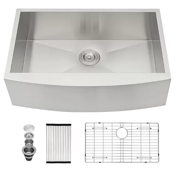 30 Farmhouse Sink - 30 Inch Kitchen Sink Stainless Steel 18 gauge Apron Front Kitchen Sink