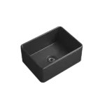 Inch Matte Black Farmhouse Sink Deep Apron Sink Undermount Farmhouse Kitchen Sink Single Farm Sink
