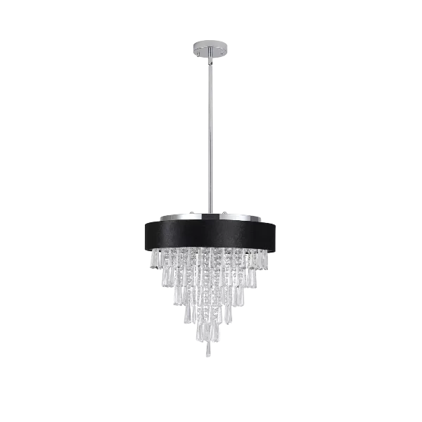 New 5-Light Modern Crystal Chandelier for Living-Room Round Cristal Lamp Luxury Home Decor Light Fixture For Indoor