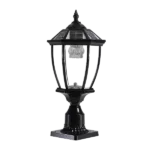Solar Column Headlights With Dimmable LED For Outdoor