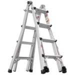 17 ft. Multifunctional Folding Ladder and Type A Straight Ladder for home