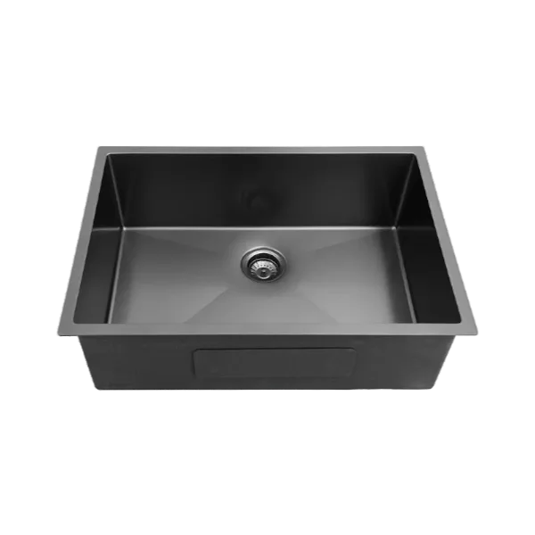 30" x 21" x 10" Undermount Kitchen Sink 16 Gauge Stainless Steel Single Bowl Kitchen Sink Antique Black