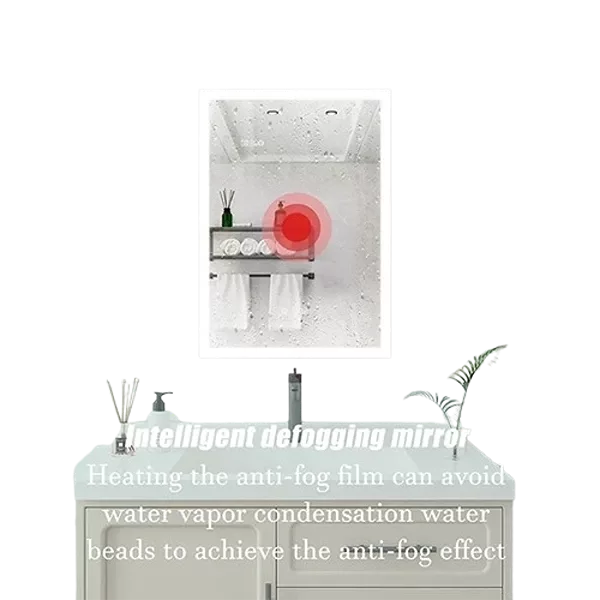 28x20 Inch LED Medicine Cabinet with Mirror, Radiant Lights, Defogger, Dimmer, Digital Clock & Temp Display - A Fusion of Style and Functionality for Your Bathroom Oasis, Surface Mount Elegance.