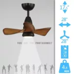 28 In.Intergrated LED Ceiling Fan