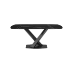 Free Combination Modern Matte Sintered Stone Dining Table 63 x 35.4 x 29.5inch