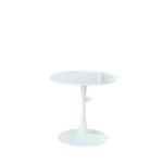 31.5"White Tulip Table Mid-century Dining Table for 2-4 people With Round Mdf Table Top, Pedestal Dining Table, End Table Leisure Coffee Table