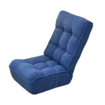 Modern Foldable Reclining Blue Lazy sofa chair Ideal for bedroom living room