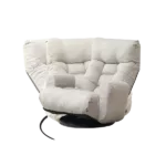 Modern Cement Grey Adjustable and Rotatable Sofa Chair of Metal Frame Ideal For living room bedroom