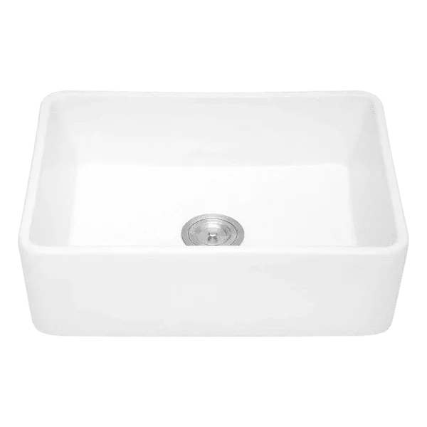 30 in. Farmhouse Apron Single Bowl White Kitchen Sink
