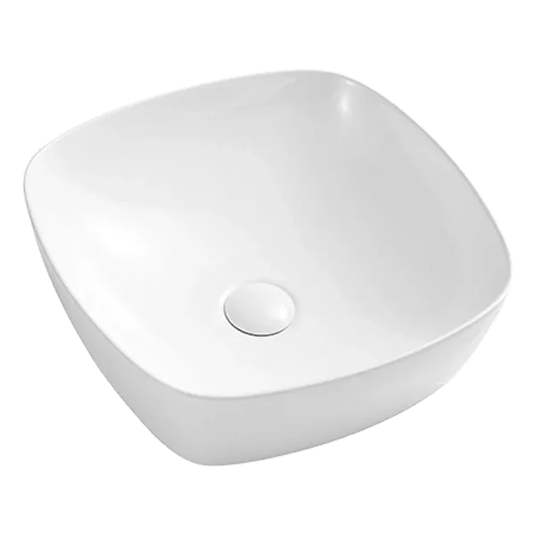 Superior Quality Ceramic Square Vessel Sink in White