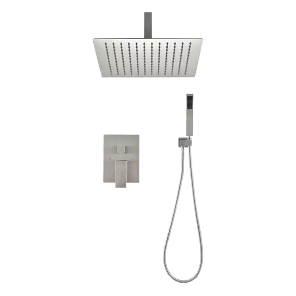 High Quality Brass Ceiling Mounted Shower System with Handheld Shower