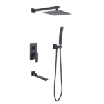 Shower System 10 Inch Square Bathroom Luxury Rain Mixer Shower Combo Set