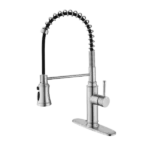 Touch Kitchen Faucet with Pull Down Sprayer Commercial Kitchen Faucet with Dual Function Pull-Down