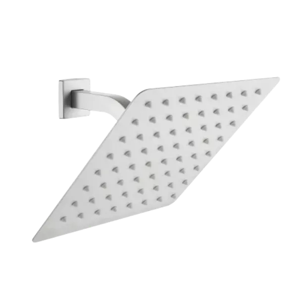 High Pressure Rain Shower Head, Ultra-Thin Showerhead 304 Stainless Steel Waterfall Shower with Self-Clean Nozzles, Full Body Covering