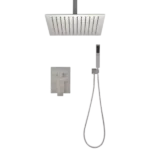 Ceiling Mounted Shower System Combo Set with Handheld and 16"Shower head