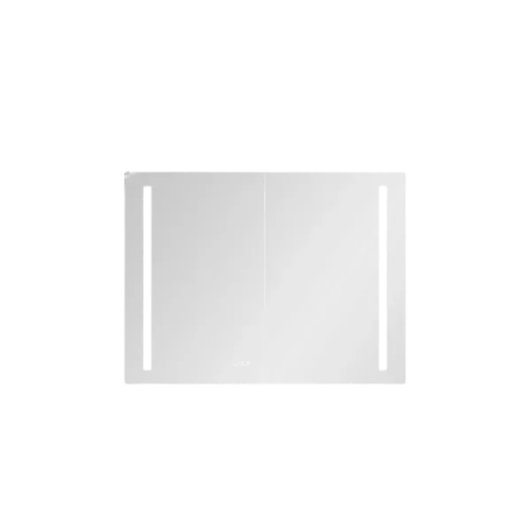 40in. W x 30 in. H LED Large Rectangular Aluminum Alloy Surface Mount Medicine Cabinet with Mirror