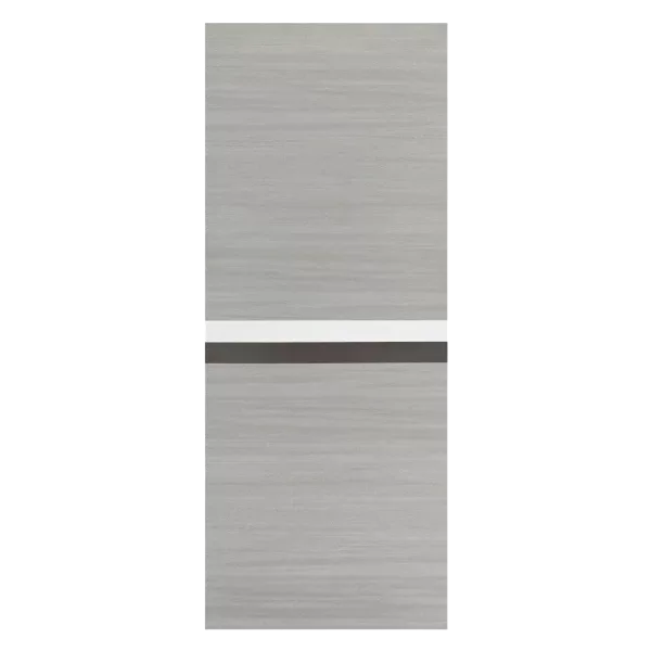 ELF 36" x 84" Melamine Integrated Door Slab + Frame + Casing Kit, Modern Interior Door Panel, Protected By 2mm Thick Melamine Layer, Painting Free, Waterproof, Moisture-proof, Anti Deformation