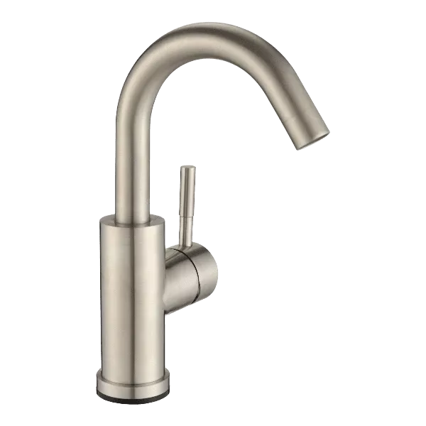 Single Hole Bathroom Faucet in Brushed Nickel