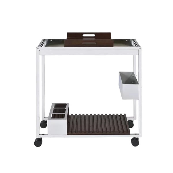 ACME Lisses Serving Cart in White