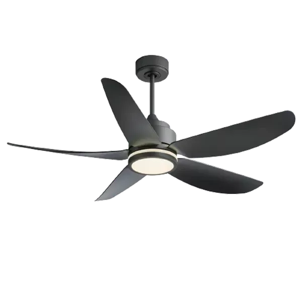 52. In Coffee Silver Smart Ceiling Fan with Remote Control