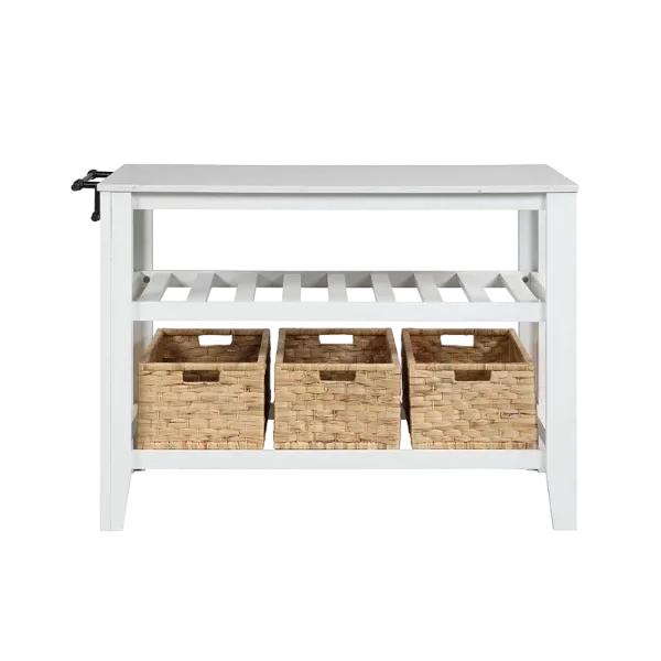 ACME Sezye Kitchen Island  in White Finish