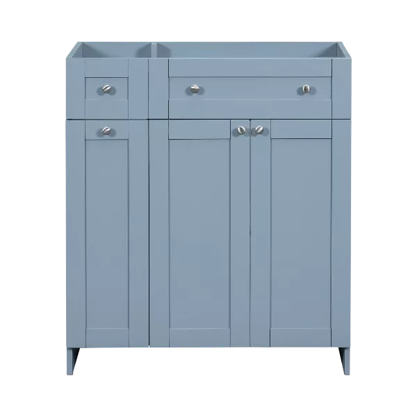 [Cabinet Only] 30" Bathroom vanity-Blue
